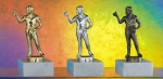 Metallfigur Dartwerfer